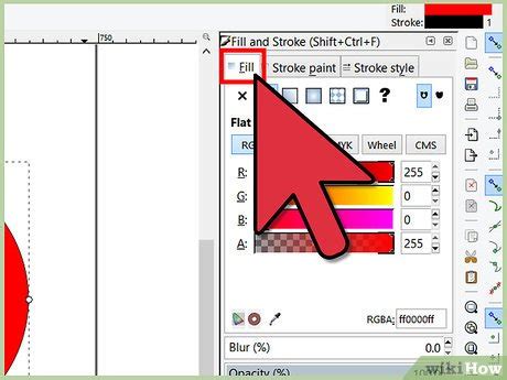 How To Use The Fill And Stroke Functions In Inkscape Steps