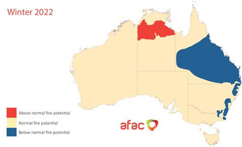 Afac Has Released The Seasonal Bushfire Outlook For Winter 2022 Act