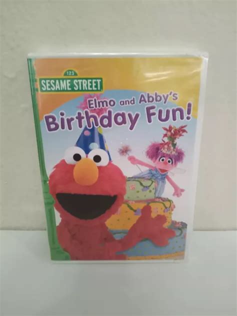 Sesame Street Elmo And Abbys Birthday Fun Dvd 2009 799 Picclick
