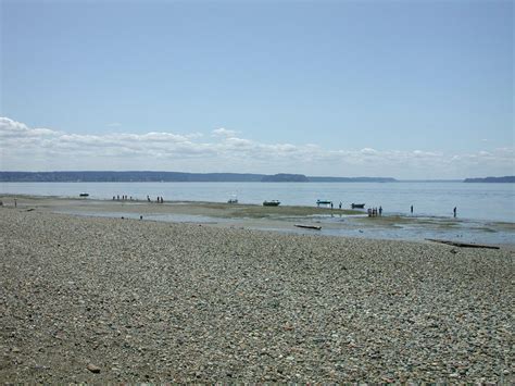 Fox Island Wa Digging For Razor Clams And Geoducks On Pebble Beach