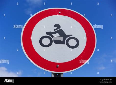 Motorcycle Prohibition Sign No Motorcycle Or No Parking Sign Sign