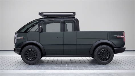 Canoo All Electric Pickup Truck Has An Extendable Bed And It Is Camper