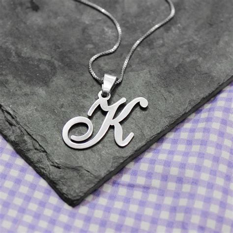 If you're considering turning your hobby into a business, jewelry making might be just the craft for you. Personalised Alphabet Necklace By Anna Lou Of London ...