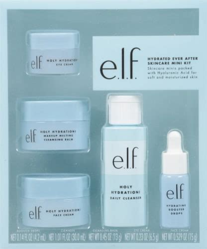 Elf Skin Holy Hydration Hydrated Ever After Skincare Mini Kit 5ct