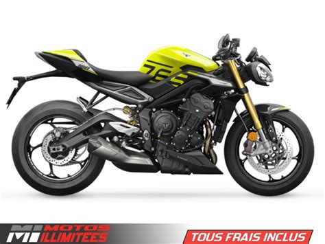 2024 Triumph Street Triple 765 R Motocyclettes Motos Illimitées