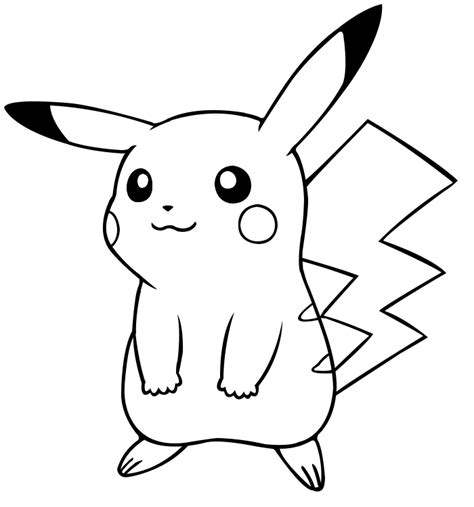 Pikachu Lineart By Animemaniaco On Deviantart