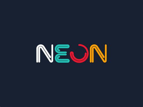 Neon Logo Animation By Twins Motion On Dribbble