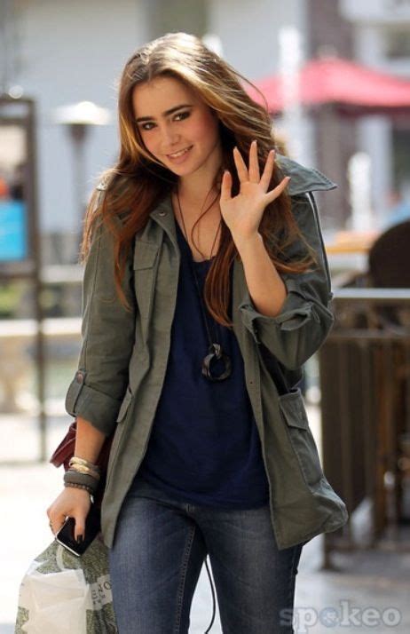 Lily Collins Casual Street Style And Beauty Pegs Pinterest