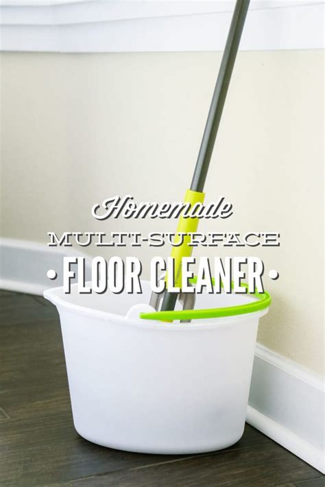 Homemade Multi Surface Floor Cleaner No Vinegar Live Simply