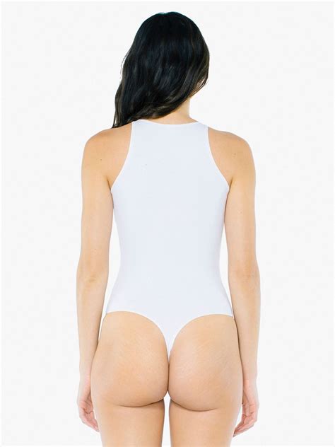 Cotton Spandex Sleeveless Bodysuit American Apparel