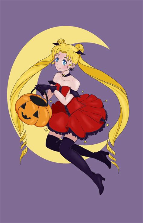 Sailor Moon Halloween Princesa Serenity Arte Sailor Moon Sailor Moon