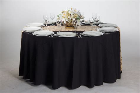 Mantel Negro Camino De Mesa Beige Dorado Con Tinto Mantel Negro