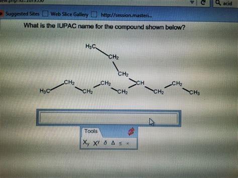What Is The Iupac Name For The Compound Shown Below Chegg My XXX Hot Girl