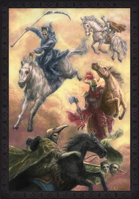 The Four Horsemen Of Apocalypse By Entar0178 On Deviantart
