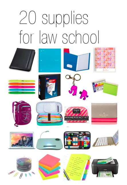 Must Have School Supplies For Law School