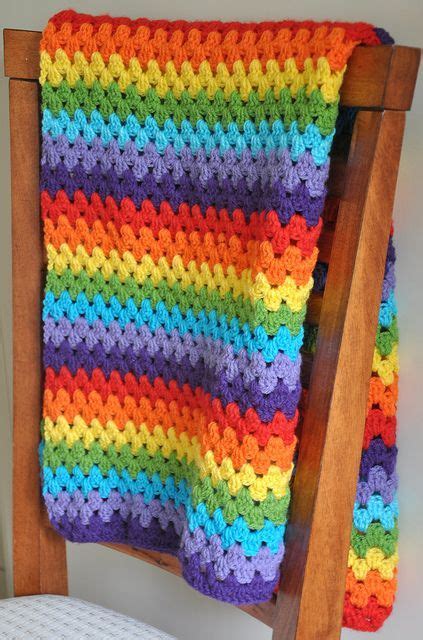 35 Rainbow Blanket Ideas Rainbow Blanket Crochet Blanket Crochet