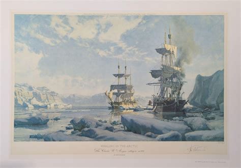 Lot John Stobart Whaling In The Arctic Signed