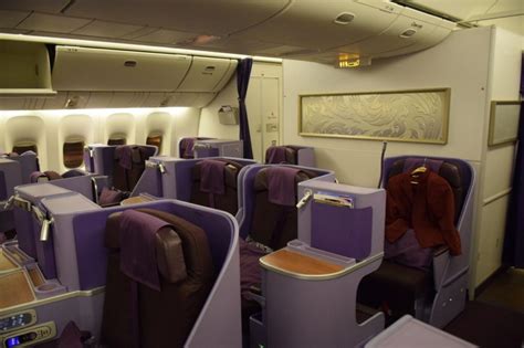 Review Thai Airways 777 300er Royal Silk Business Class Bangkok To