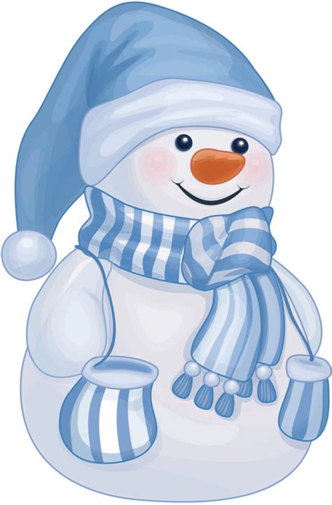 Download Snowman Clipart For Printable Blue Snowman Clipart