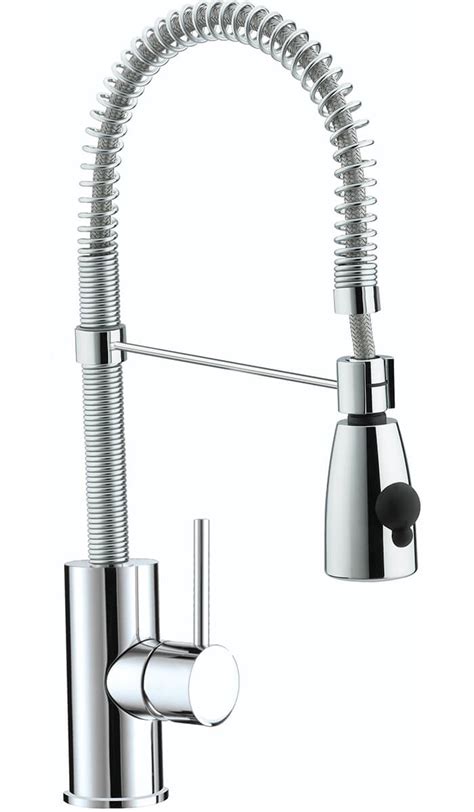 Bristan Target Monobloc Chrome Kitchen Sink Mixer Tap With Pull Out Spray