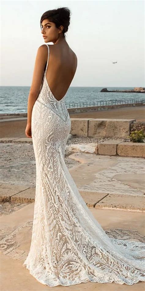 Lace Open Back Fitted Wedding Dresses Best 10 Find The Perfect Venue