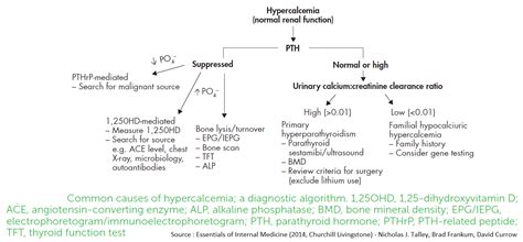 Causes Of Hypercalcemia Differential Diagnosis Algorithm