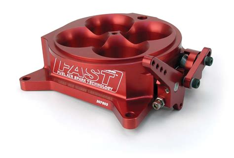 Fast Red 4150 Flange Air Only Throttle Body For Multiport Injection Efi