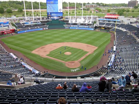 Seat View From Section 419 At Kauffman Stadium Kansas City Royals