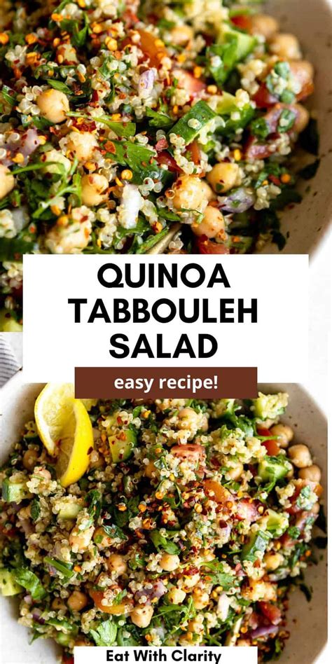 Gluten Free Quinoa Tabbouleh Salad Eat With Clarity