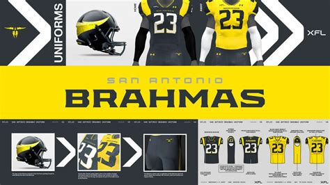San Antonio Brahmas Jerseys Xfl Reveals Uniforms Amid Relaunch
