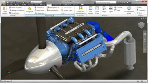 Cad Rendering And Visualization Tools Autodesk Inventor 2014 Youtube