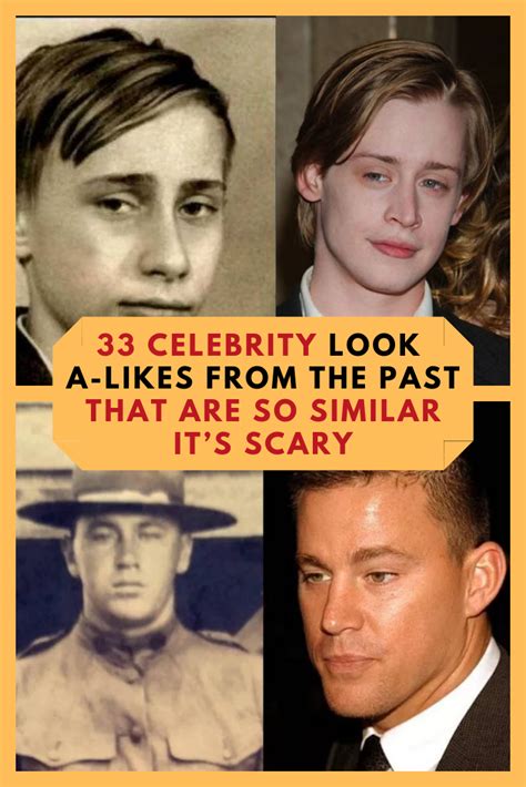 33 Celebrity Look Alikes From The Past That Are So Similar Its Scary