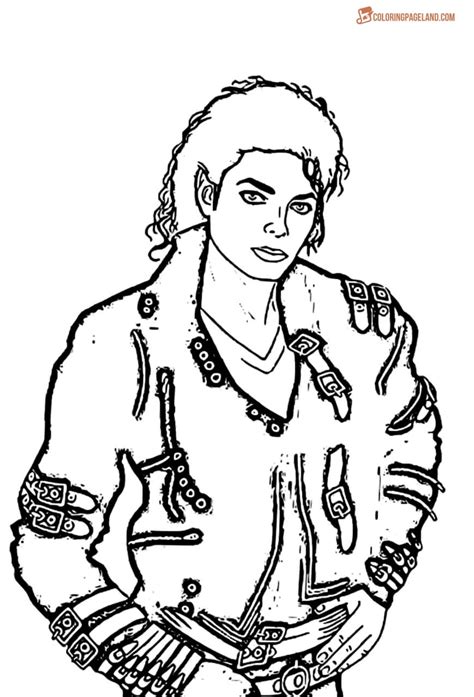 michael jackson coloring pages  printable images