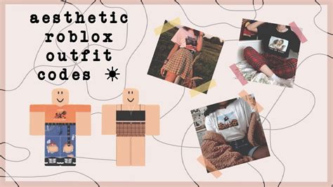 Roblox Outfit Codes Aesthetic Youtube