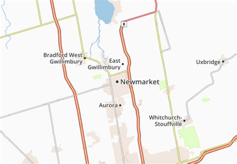 Michelin Landkarte Newmarket Stadtplan Newmarket Viamichelin