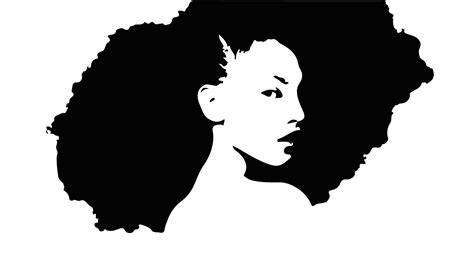 Afro Svg Afro Lady Haircut Svg Afro Lady Silhouette Afro Etsy