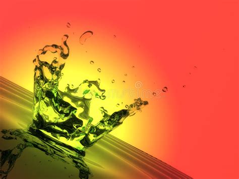 Rainbow Water Drop Splash Stock Photo Image Of Color 3536018