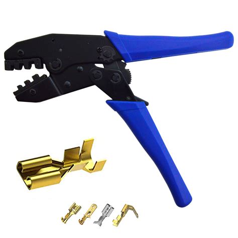 Durable Ratcheting Crimper For Non Insulated Or Open Barrel Terminals