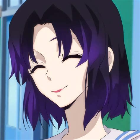 Shinobu Kocho In Anime Anime Purple Hair Anime Fanart