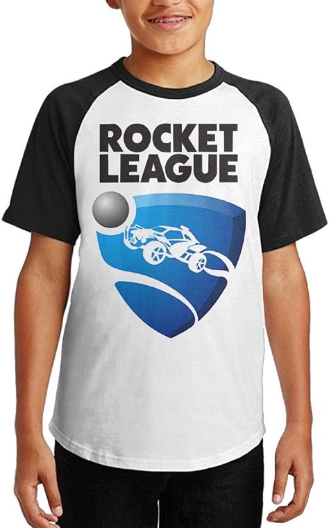 Annda Kids Rocket League Gaming Logo Baseball T Shirt Xl Black Amazon
