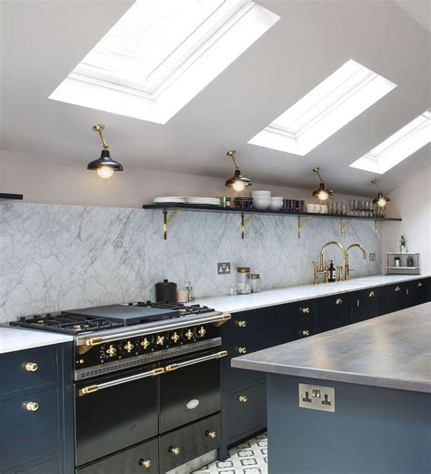 Kitchen Ceiling Lighting Factorylux For North London Project