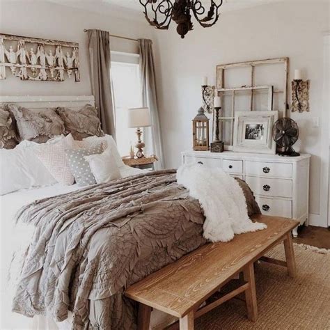 45 Simple Rustic Farmhouse Bedroom Decorating Ideas To Transform Your Bedroom Page 25 Of 52