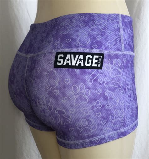 Savage Barbell Crossfit Booty Shorts Small Workout Bottoms Squat Gym