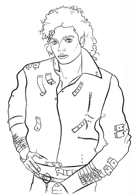 Michael Jackson Thriller Coloring Pages