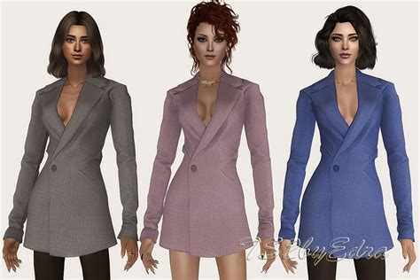 Converted Ts4 To Ts2 Business Wear Sims 2 Blazer Pins How To Wear