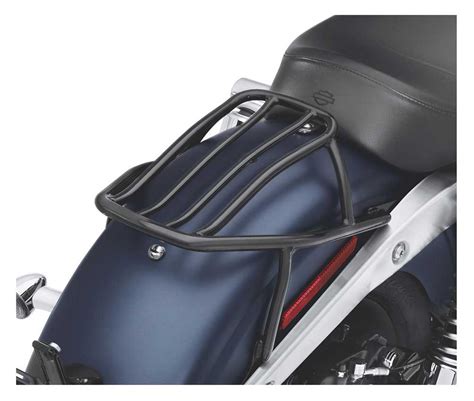 Harley Davidson Rigid Solo Luggage Rack Black Fits Dyna Models