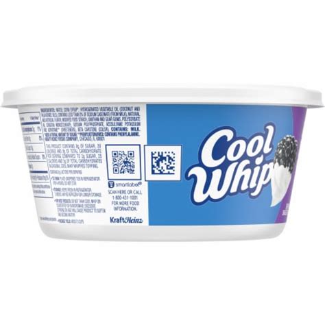 Cool Whip Zero Sugar Whipped Cream Topping 8 Oz Kroger
