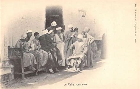 le caire cairo egypt africa arab cafe vintage postcard aa46954 £13 96 picclick uk