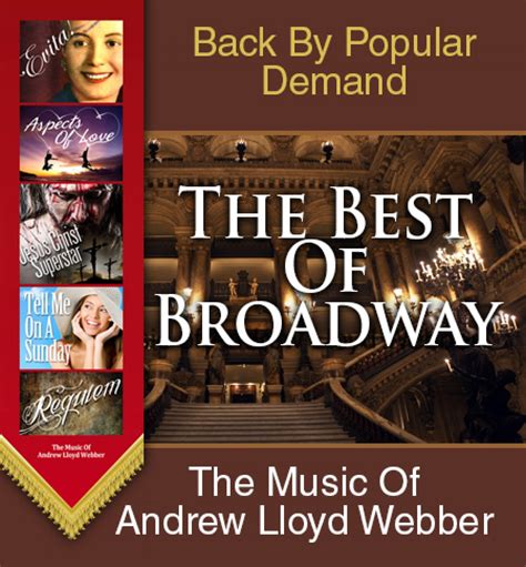 The Best Of Broadway “a Tribute To The Music Of Andrew Lloyd Webber