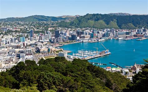 Download New Zealand Wellington 4k Aerial View Wallpaper